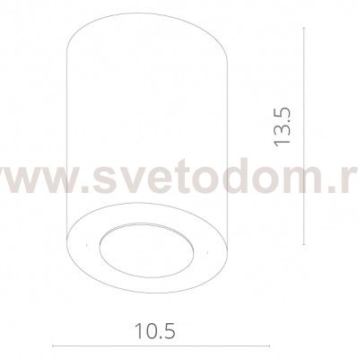 Светильник потолочный Arte lamp A5118PL-1WH FACILE