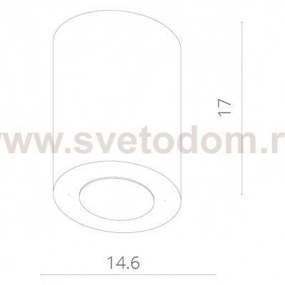 Светильник потолочный Arte lamp A5130PL-1WH FACILE