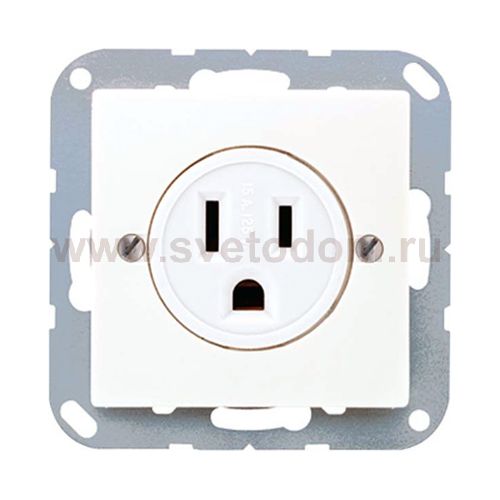 JUNG A 500 Бел Розетка системы US-NEMA 15А 125V (A521-15WW)