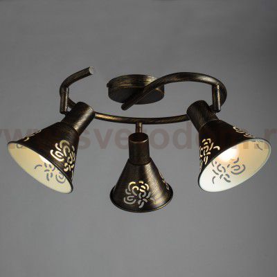 Светильник потолочный Arte lamp A5218PL-3BR Cono