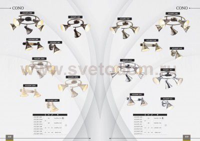 Светильник потолочный Arte lamp A5218PL-5WG CONO