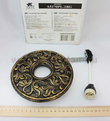 Светильник потолочный Arte lamp A5270PL-1BG MUSTER