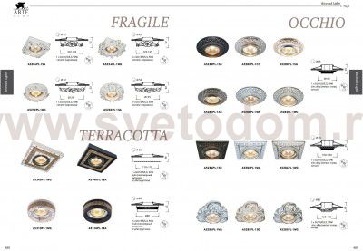 Светильник потолочный Arte lamp A5280PL-1CC OCCHIO