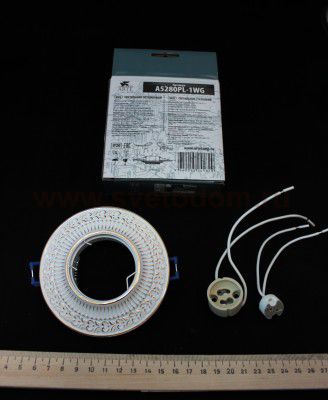 Светильник встраиваемый Arte lamp A5280PL-1WG Occhio