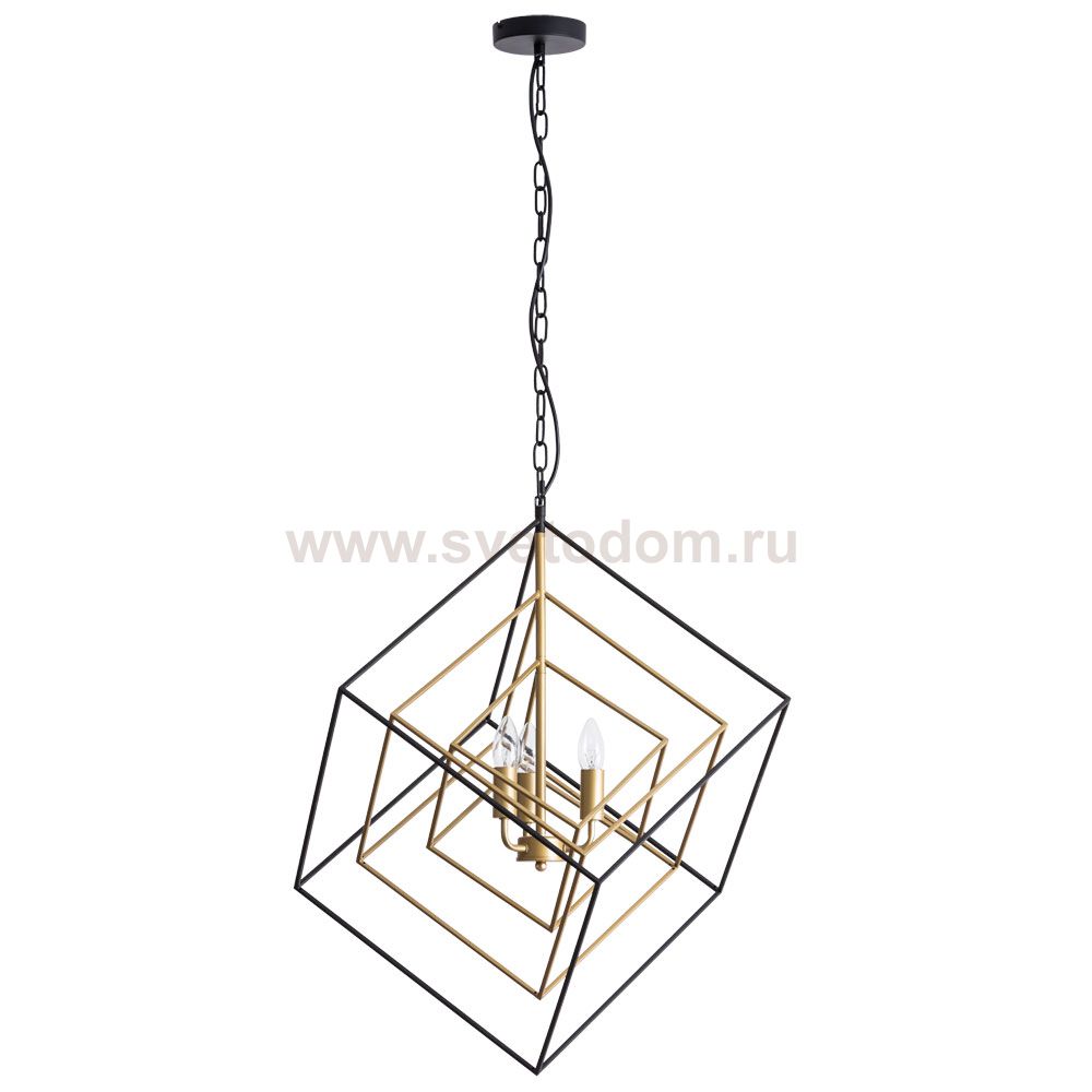 Светильник подвесной Arte lamp A5283SP-3BK AMBASADOR