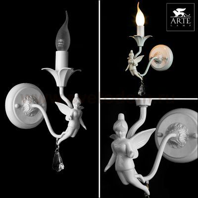 Светильник бра Arte lamp A5349AP-1WH ANGELINA