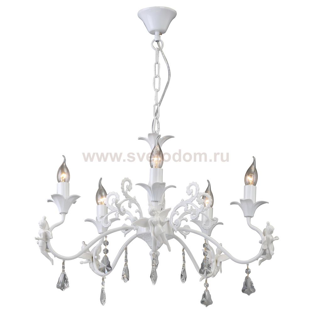 Люстра Arte lamp A5349LM-5WH ANGELINA