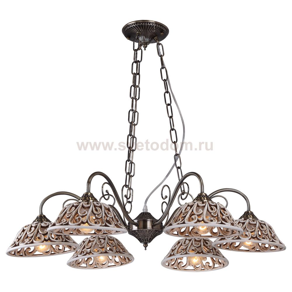Люстра Arte lamp A5387LM-6AB CARVED