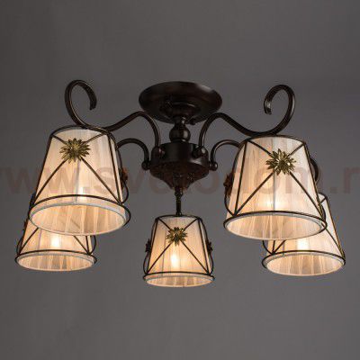 Люстра потолочная Arte lamp A5495PL-5BR FORTUNA