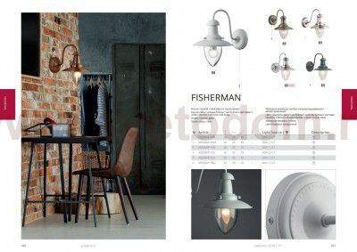 Светильник настенный Arte lamp A5518AP-1BG Fisherman