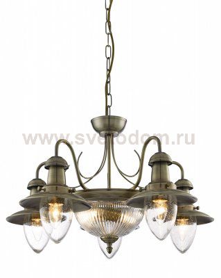 Подвесная люстра Arte lamp A5518LM-2-5AB Fisherman