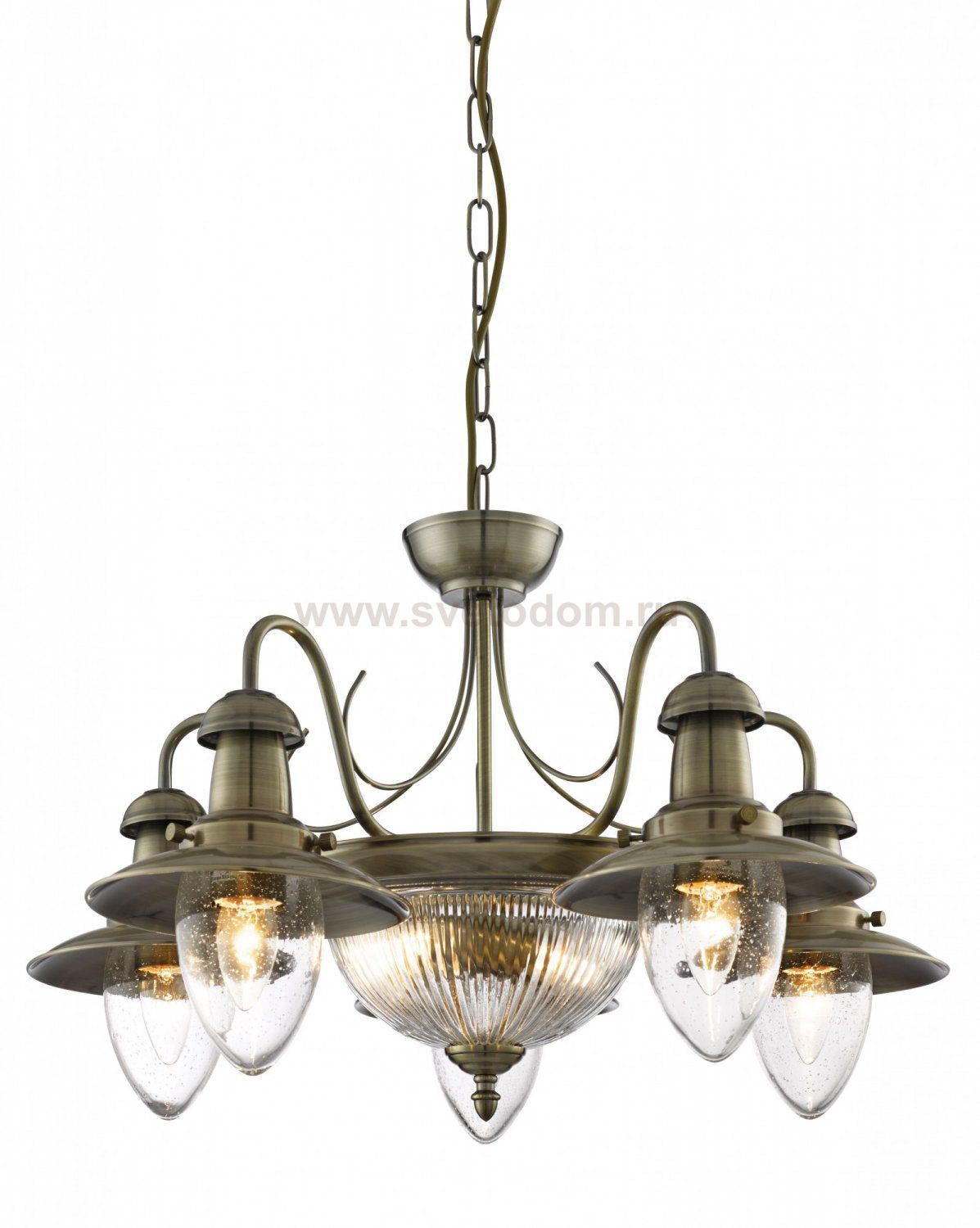 Подвесная люстра Arte lamp A5518LM-2-5AB Fisherman
