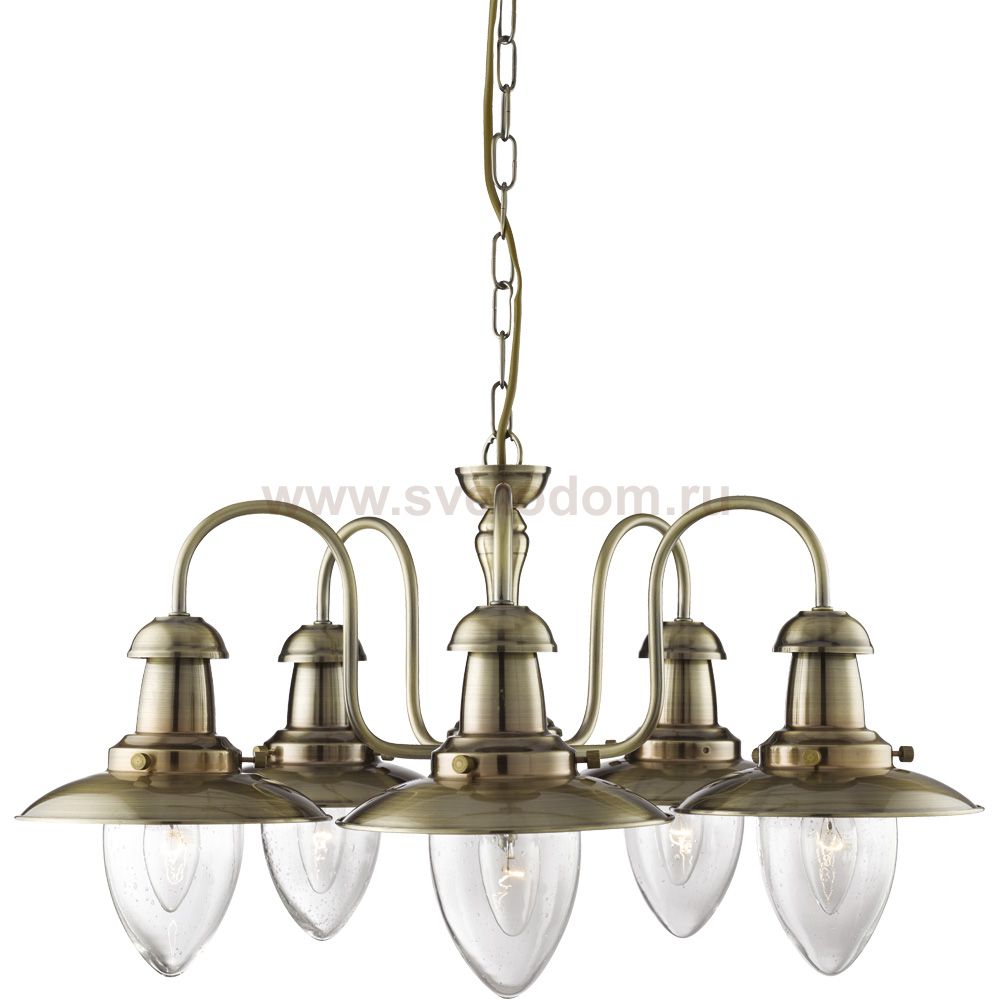 Подвесная люстра Arte lamp A5518LM-5AB Fisherman