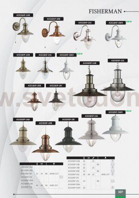 Светильник подвесной Arte lamp A5530SP-1AB FISHERMAN