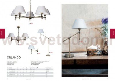 Светильник подвесной Arte lamp A5620LM-5AB ORLANDO