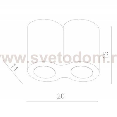 Светильник потолочный Arte lamp A5633PL-2WH FALCON