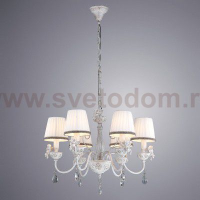Люстра подвесная Arte lamp A5656LM-6WG Сherubino