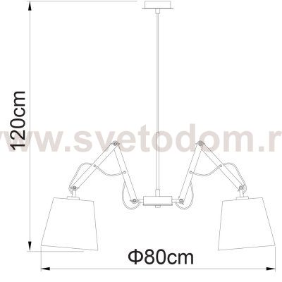 Подвесная люстра Arte lamp A5700LM-5WH Pinoccio 