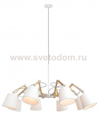 Подвесная люстра Arte lamp A5700LM-8WH Pinoccio 
