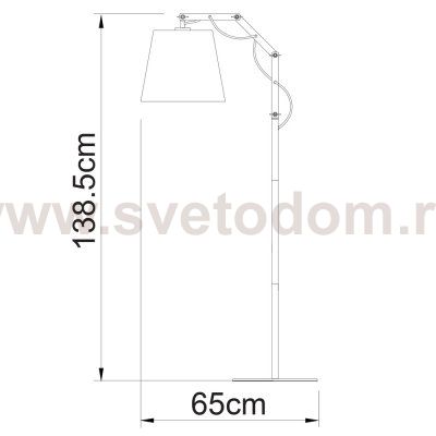 Торшер Arte lamp A5700PN-1WH Pinoccio