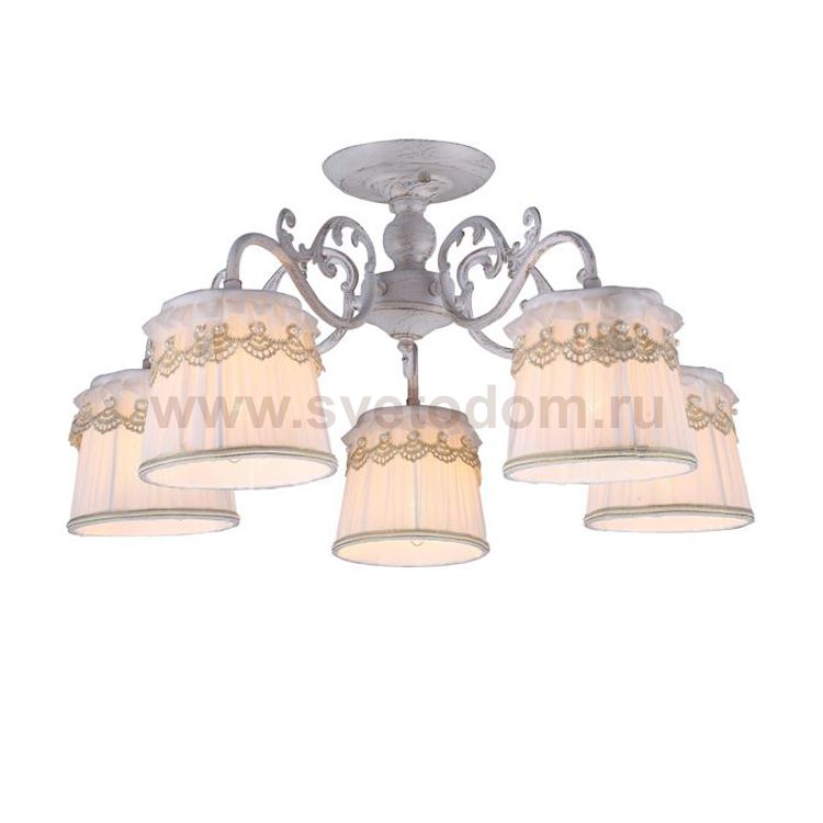 Светильник потолочный Arte lamp A5709PL-5WG Merletto