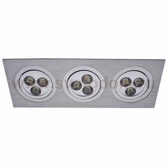 Светильник встраиваемый Arte lamp A5902PL-3SS Technika 