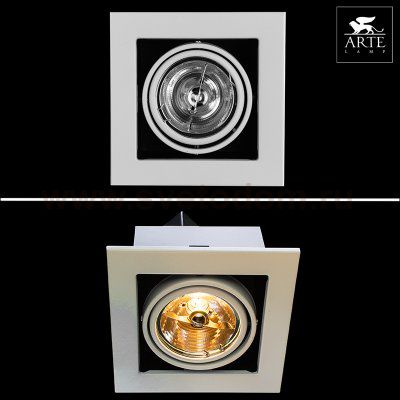 Светильник встраиваемый Arte lamp A5930PL-1WH Technika