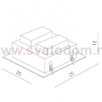 Светильник потолочный Arte lamp A5930PL-4SI Technika