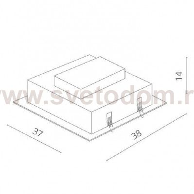 Светильник потолочный Arte lamp A5935PL-4WH CARDANI