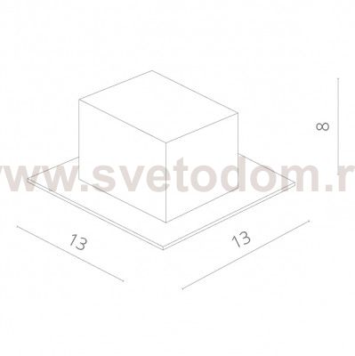 Светильник встраиваемый 1*GU10 Arte lamp A5941PL-1SI Technika