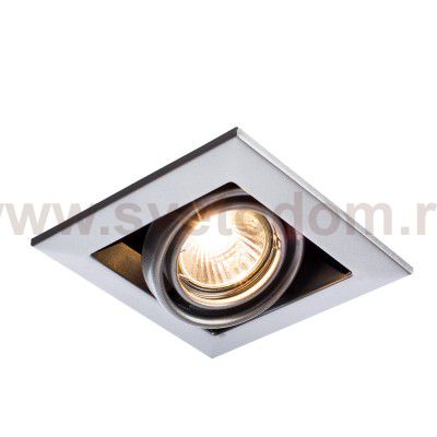 Светильник встраиваемый 1*GU10 Arte lamp A5941PL-1SI Technika