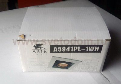 Светильник карданный встраиваемый 1*GU10 Arte lamp A5941PL-1WH Technika