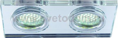 Светильник встраиваемый Arte lamp A5956PL-2CC Cool Ice