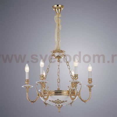 Люстра венецианская Arte Lamp A5966LM-6WG LUISA