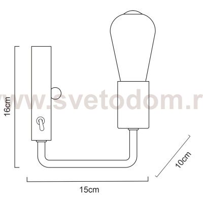Светильник настенный Arte lamp A6001AP-1WH GELO