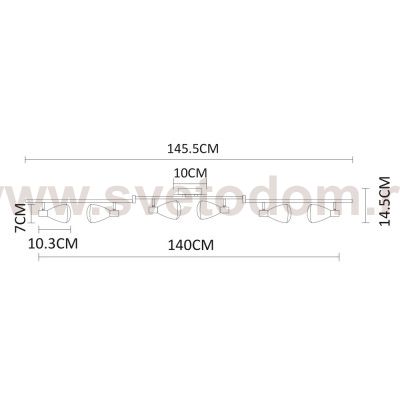 Светильник потолочный Arte lamp A6008PL-6WH Gioved