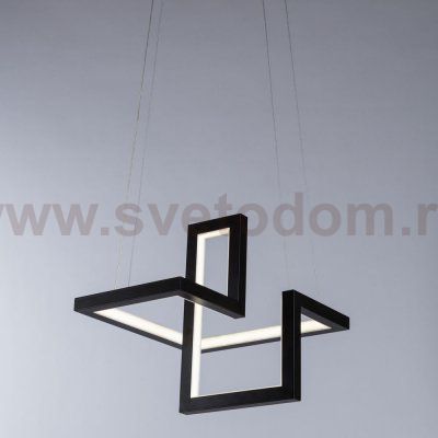 Люстра в виде светодиодных квадратов Arte Lamp A6011SP-1BK Mercure