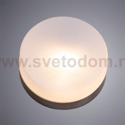 Светильник круглый для ванной 180мм Arte Lamp A6047PL-1AB AQUA-TABLET бронза IP44