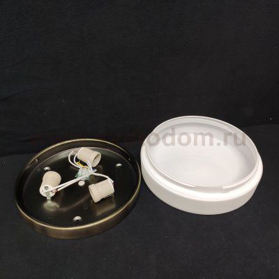 Плафон стекло матовое круглое 290мм Arte Lamp A6047PL-3 AQUA-TABLET