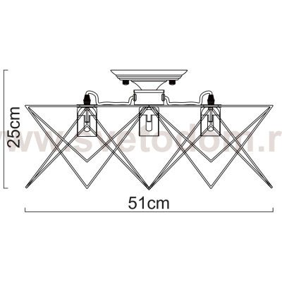Люстра лофт Arte Lamp A6048PL-5CC хром TELA