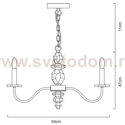 Светильник подвесной Arte lamp A6062LM-5WH LITIZIA