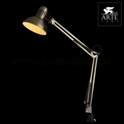 Настольная лампа на струбцине Arte lamp A6068LT-1AB Senior