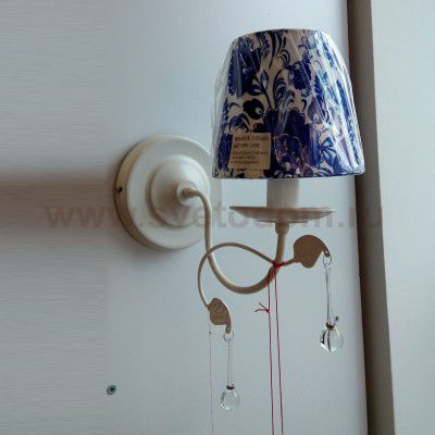 Настенный бра гжель Arte lamp A6106AP-1WH Moscow