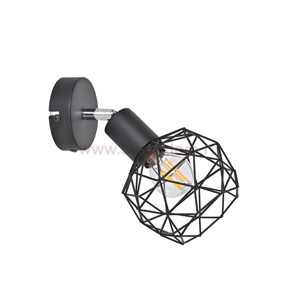 Накладной светильник спот Arte Lamp A6141AP-1BK SOSPIRO