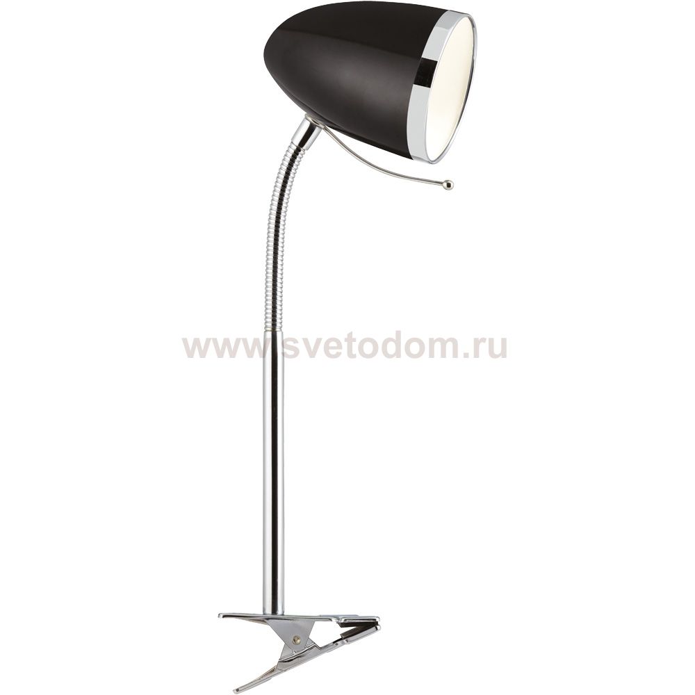 Настольная лампа на прищепке Arte lamp A6155LT-1BK Cosy