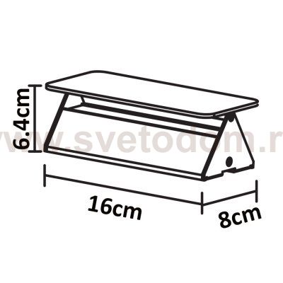 Светильник настенный Arte lamp A6164AP-1WH ELVIN