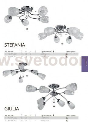 Люстра потолочная Arte lamp A6055PL-5CC Debora