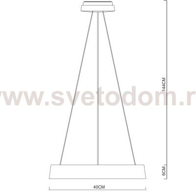 Светодиодная люстра Arte Lamp A6240SP-1WH CORONA