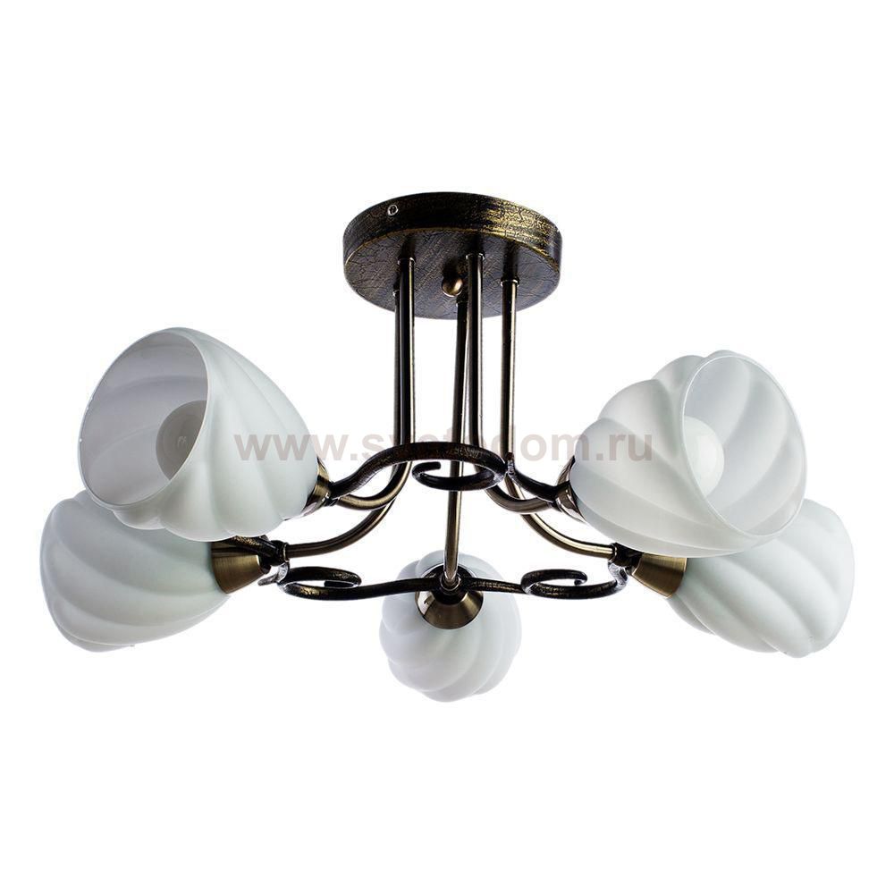 Люстра Arte lamp A6253PL-5BA Swirls