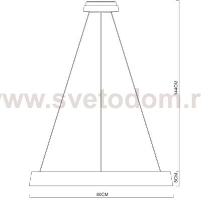 Светильник подвесной Arte lamp A6280SP-1WH CORONA